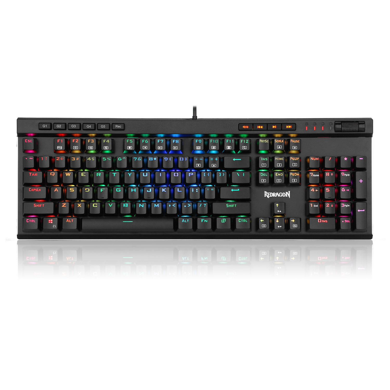REDRAGON VATA MECHANICAL RGB Gaming Keyboard – Black