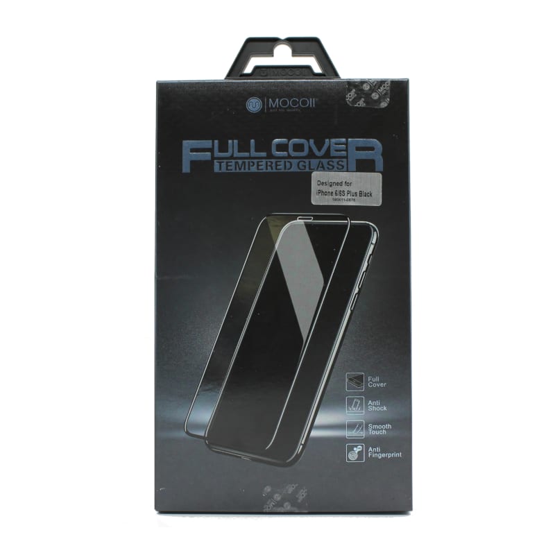 Mocoll 2.5D Tempered Glass Full Cover Screen Protector for iPhone 6+ / 6s+ - Black