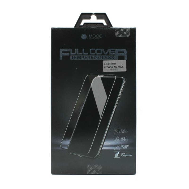 Mocoll 2.5D Tempered Glass Full Cover Screen Protector for iPhone XS Max - Black