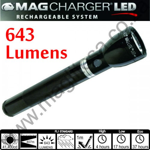 Mag-charger LED Rechargeable Torch - TecAfrica Solutions