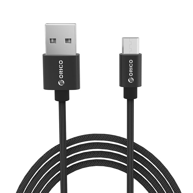 Orico Micro USB ChargeSync 1m Cable - Black - Polybag - TecAfrica Solutions