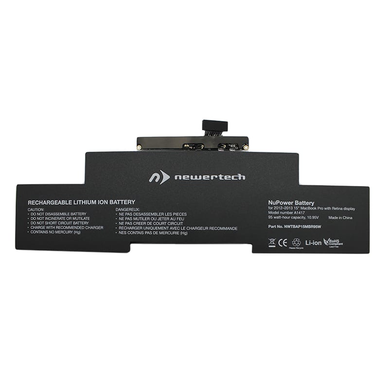 Newertech 95W Replacement Battery for 15" MacBook Pro with Retina Display (Mid 2012-Early 2013) - TecAfrica Solutions