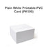 Plain White Printable PVC Card (pk 100) - TecAfrica Solutions