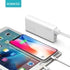 ROMOSS SIMPLE 20 20000MAH INPUT: TYPE C|LIGHTNING|MICRO USB|OUTPUT: 2 X USB POWER BANK – WHITE - TecAfrica Solutions