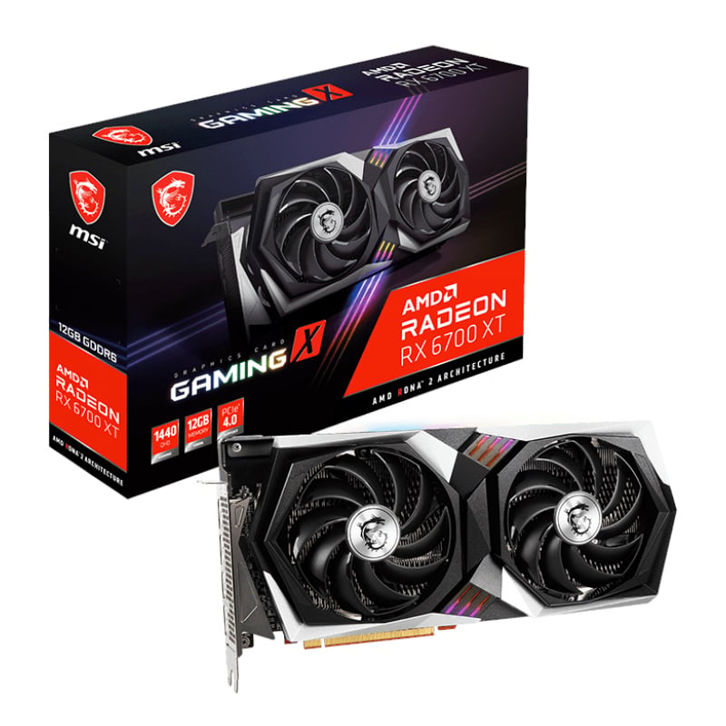 MSI Radeon RX6700 XT Gaming X 12G GDDR6 192-BIT Graphics Card - TecAfrica Solutions