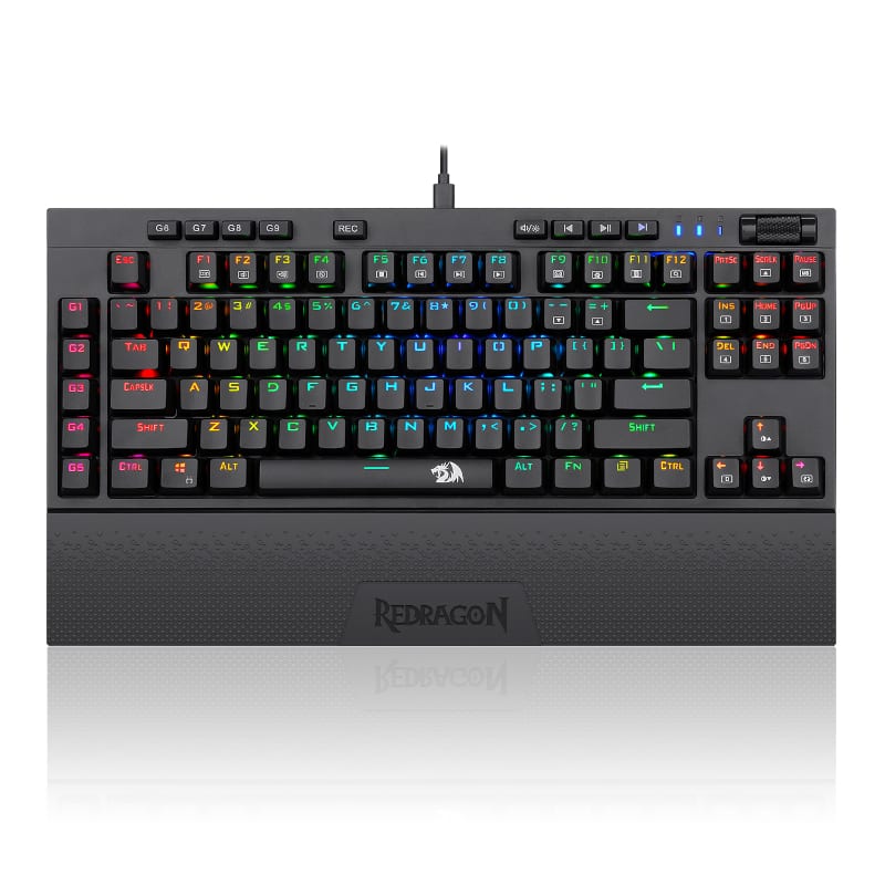 Redragon BROADSWORD PRO RGB Gaming Keyboard - Black