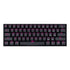 REDRAGON DRAGONBORN Wired Mechanical Keyboard Red LED 67Key Design - Black