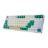REDRAGON Kitava 94Key Green|White KeyCap RGB Red Switch Mechanical Gaming Keyboard - White|Green|Yellow