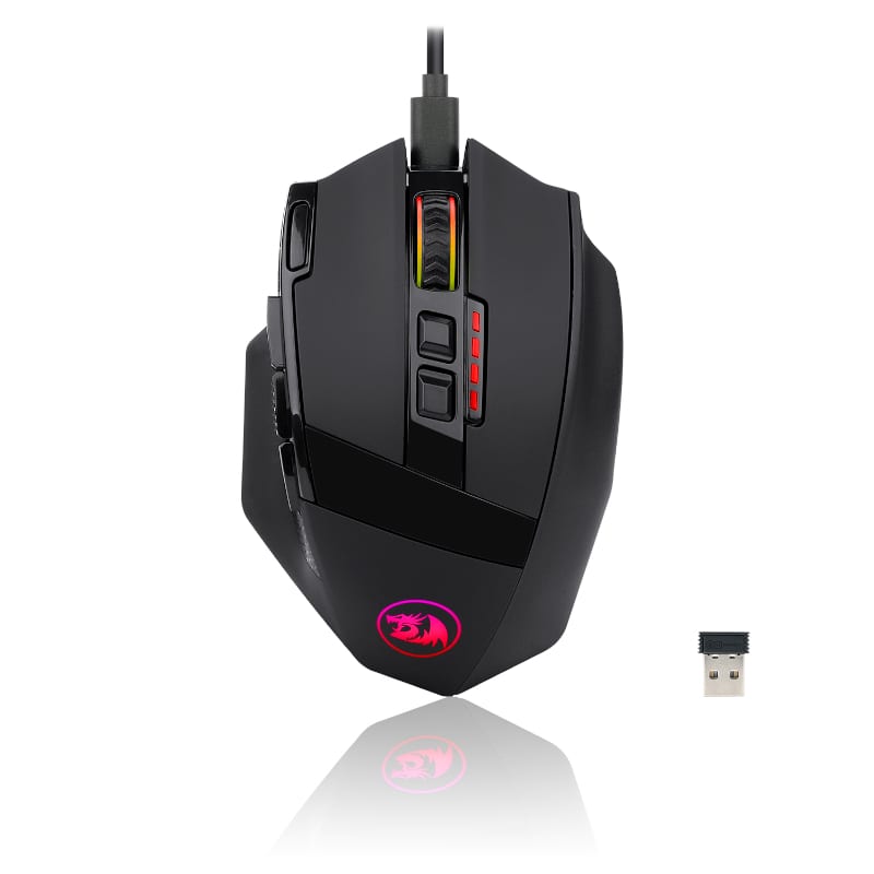 REDRAGON SNIPER PRO 16000DPI Wireless RGB Gaming Mouse - Black - TecAfrica Solutions