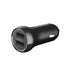 RAVPOWER 2 PORT 17W 2XUSB CAR CHARGER – BLACK - TecAfrica Solutions