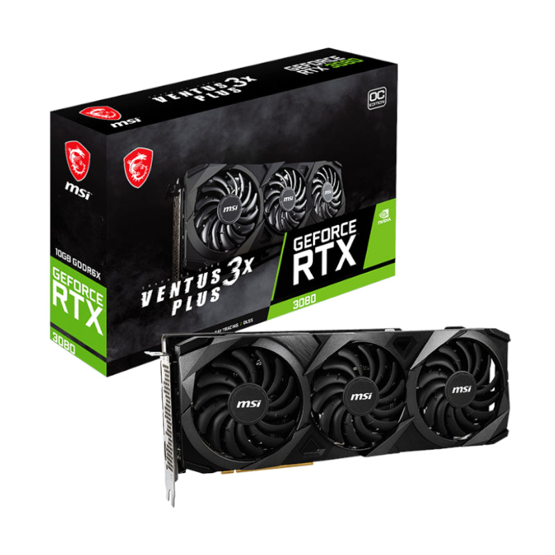 【未開封】MSI GeForce RTX 3080 Ventus 3X Plus MSI Nvidia GeForce RTX 3080 Ventus 3X PLUS 10G OC LHR GDDR6X 320