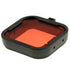 Polar Pro Aqua Cube Snap-on Dive Housing Filter for GoPro HERO4 /3+(Red) - TecAfrica Solutions