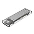 ORICO M.2 NVME (2230/2242/2260/2280) to USB3.1(Device Input) Gen-2 Type-C(Enclosure Side) Transparent SSD Enclosure (2TB Max) - Silver Heatsink (Compatible with CTA2-SV/CTA2-GR)