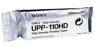 Sony UPP-110HD High Density Thermal Paper Minimum order qty 10 rolls