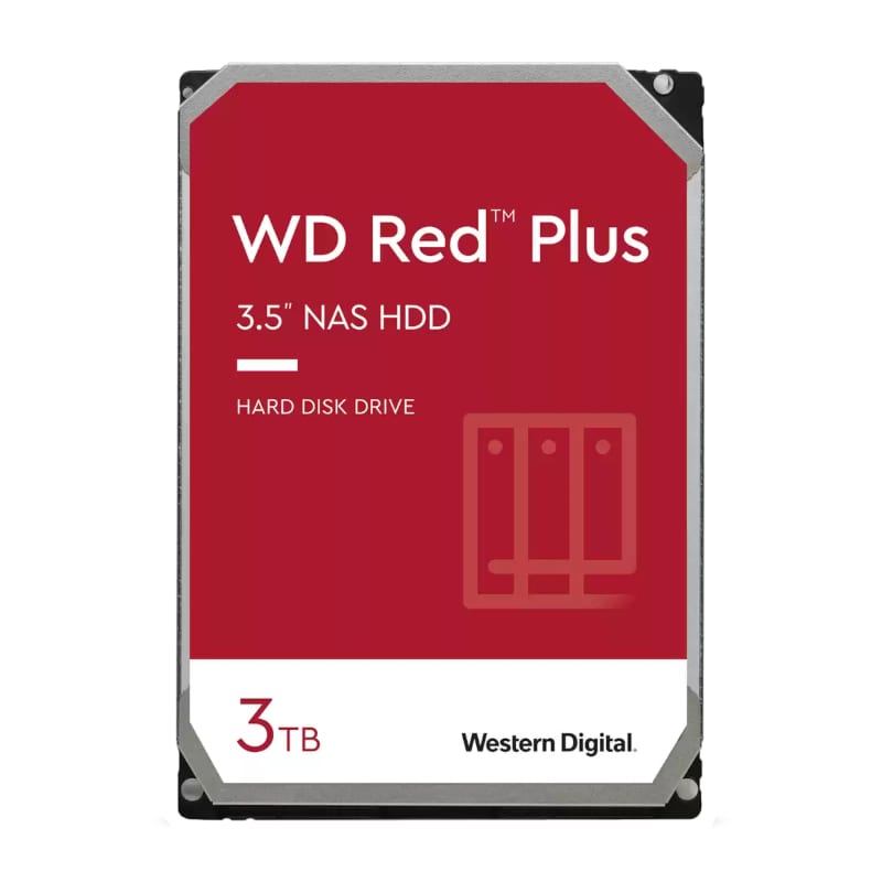 WD RED PLUS 3TB 3.5 NAS HDD 64MB - TecAfrica Solutions
