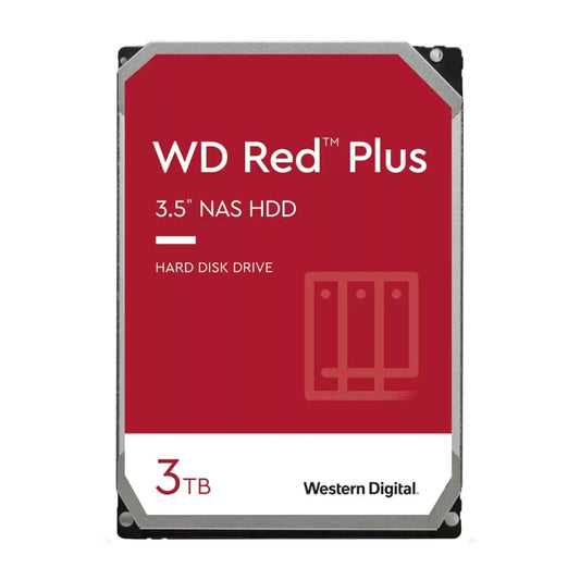WD RED PLUS 3TB 3.5 NAS HDD 64MB