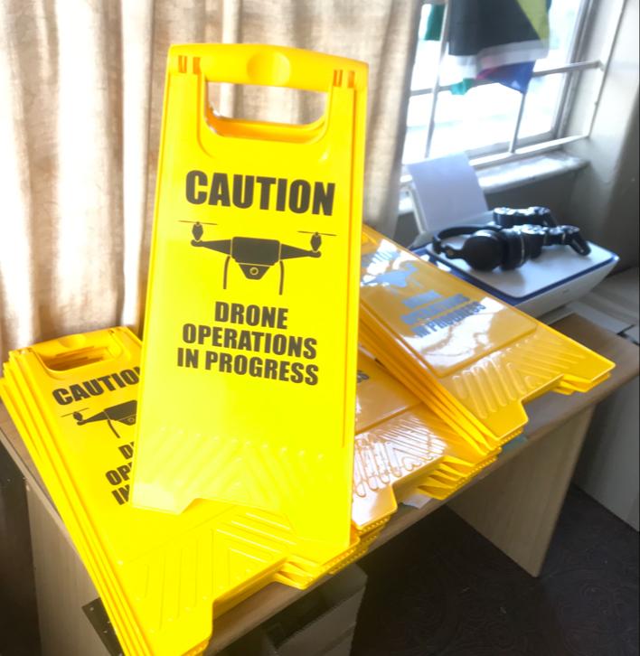 Custom Drone Pilot A-Frame Floor Stand