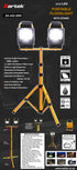 ZA-442-20W Dual LED Floodlight with Tripod Stand