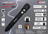 ZA-412 LED Flashlight USB with ARC PLASMA LIGHTER