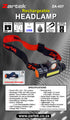 ZA-437 Rechargeable LED Headlamp USB - TecAfrica Solutions