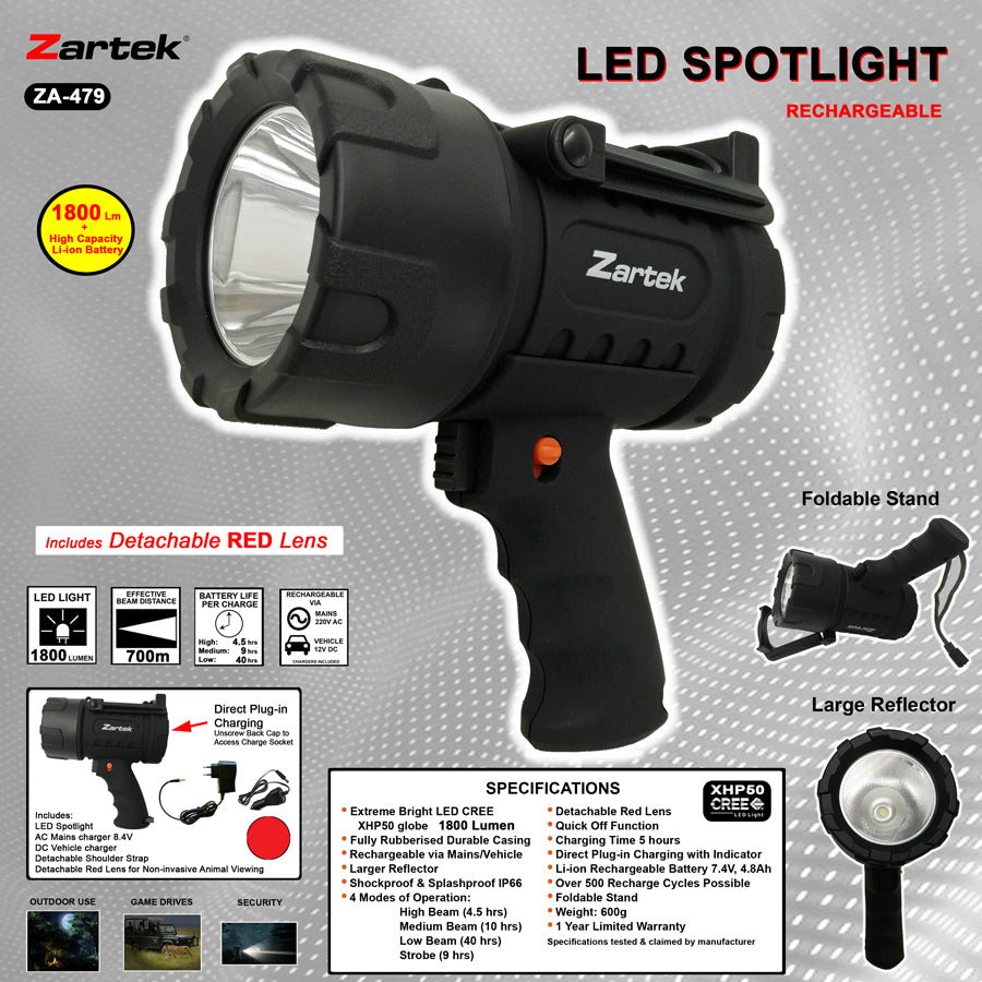 ZA-479 LED Spotlight 1800 Lumen
