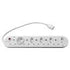 Multiplug With 4x16A + 3x5A  2pin + Round Socket With Overload And IEC