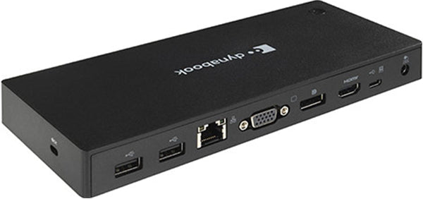 DYNABOOK USB-C DOCK  1x HDMI™  1x DisplayPort™  1x VGA/ 2x USB Type-C™  4x USB 3.0 ports 1x SD Card Slot  1x DC-IN jack