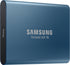 Samsung T5 Portable SSD 500 GB/ Transfer speed up to 540 MB/s/ USB 3.1 (Gen2  10Gbps) backwards compatible  AES 256-bit hardware encryption with optional password protection  Colour: Alluring Blue Colour - TecAfrica Solutions
