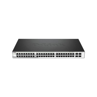D-LINK 52 PORT SMART MANAGED SWITCH - 48X 1GBE PORTS 4X 1GBPS SFP PORTS RACKMOUNT FORM FACTOR