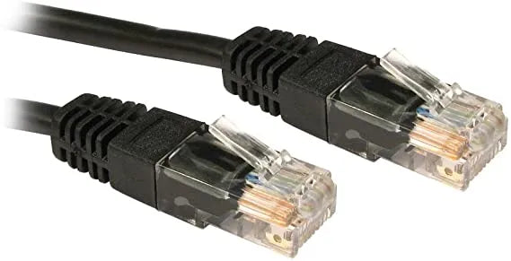 RCT - CAT5E PATCH CORD (FLY LEADS)10M BLACK