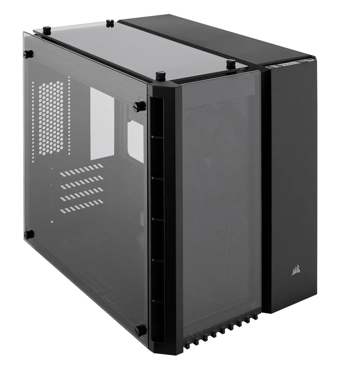 Corsair Crystal Series 280X Tempered Glass Micro ATX PC Case; Black; Temperted Glass Panel