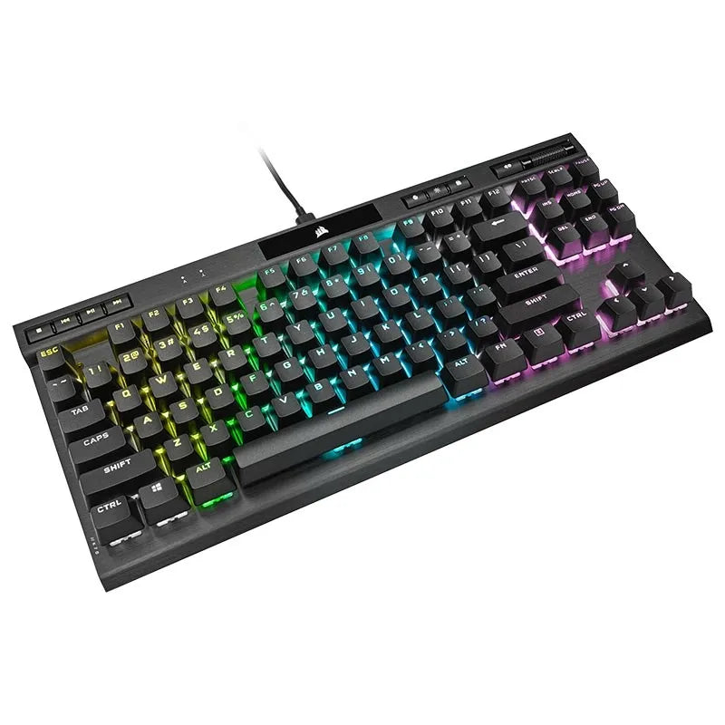 Corsair K70 RGB TKL Mechanical Gaming Keyboard; Backlit RGB LED; Cherry MX Speed Keyswitches; Black - TecAfrica Solutions
