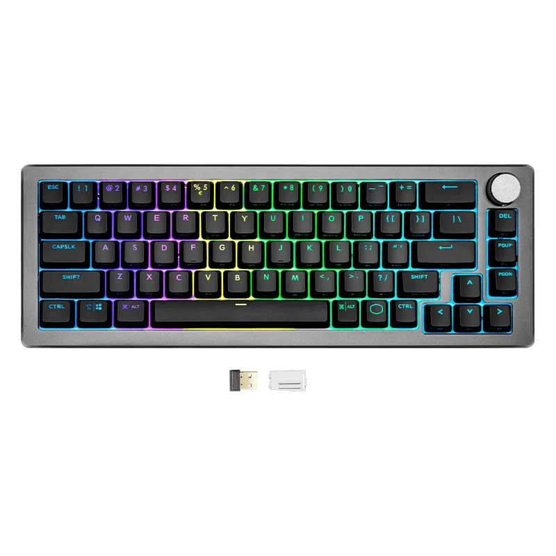 Cooler Master CK 721 Keyboard ; Black; TTC Red switches; Wireless; included wrist rest