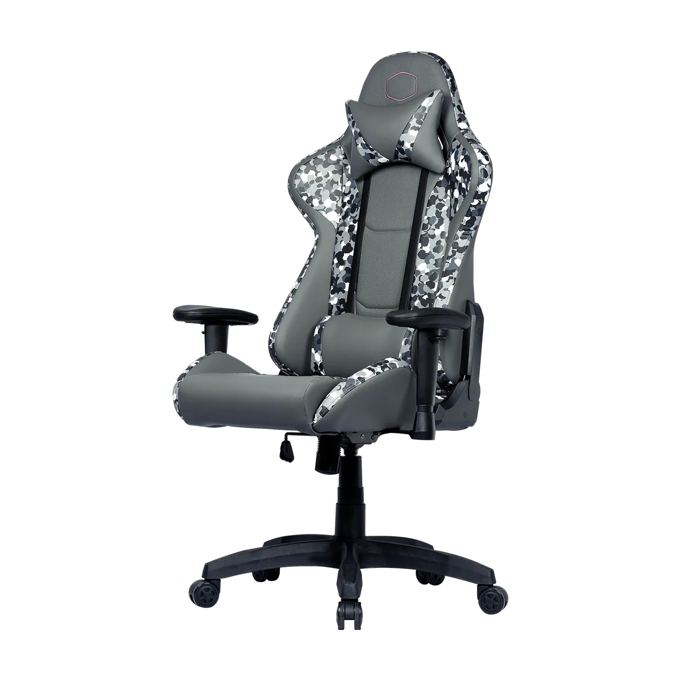 Cooler Master Caliber R1S Gaming Chair; Black Camo; Recline; Height Adjust; Head and Lumbar Pillows; Premium Materials; Ergo