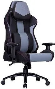 CM Chair R3; Black; Grey; Purple. Ergoo chair; lumbar and neckrest support. adjustable; Memory Foam - TecAfrica Solutions