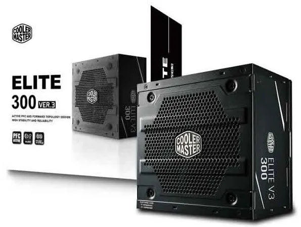 Cooler Master Elite 600W 230v P Series - Active Power Factor Correction; Higher Temperature Resistance; >80% Average Efficiency