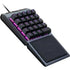 CoolerMaster Control Pad; 24 Gateron Red Switches; RGB; AimPad technology; Brushed Aluminum; Wrist Rest; Reprogrammable keys