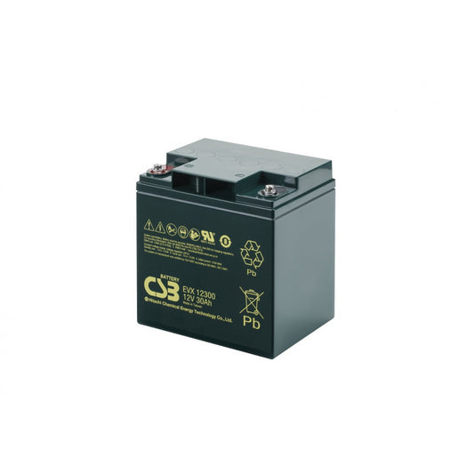 CSB 12 Volt 30Ah Deep Cycle Traction Electric Vehicle VRLA AGM Battery EVX12300