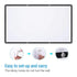 Projection Screen 16:9 HD Folding Screen Portable Home Outdoor KTV Office 3d Projection Screen for Home Theater