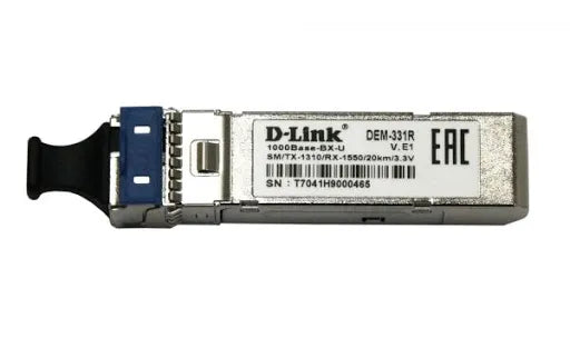 D-LINK Gigabit WDM Single-Mode 40KM SFP Transceiver (TX-1310/RX-1550 nm)