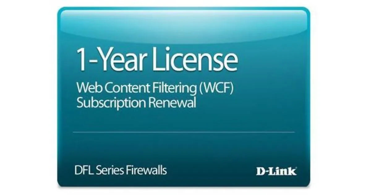 DFL-870 NetDefend WCF Subscription for 12 Months (Virtual)
