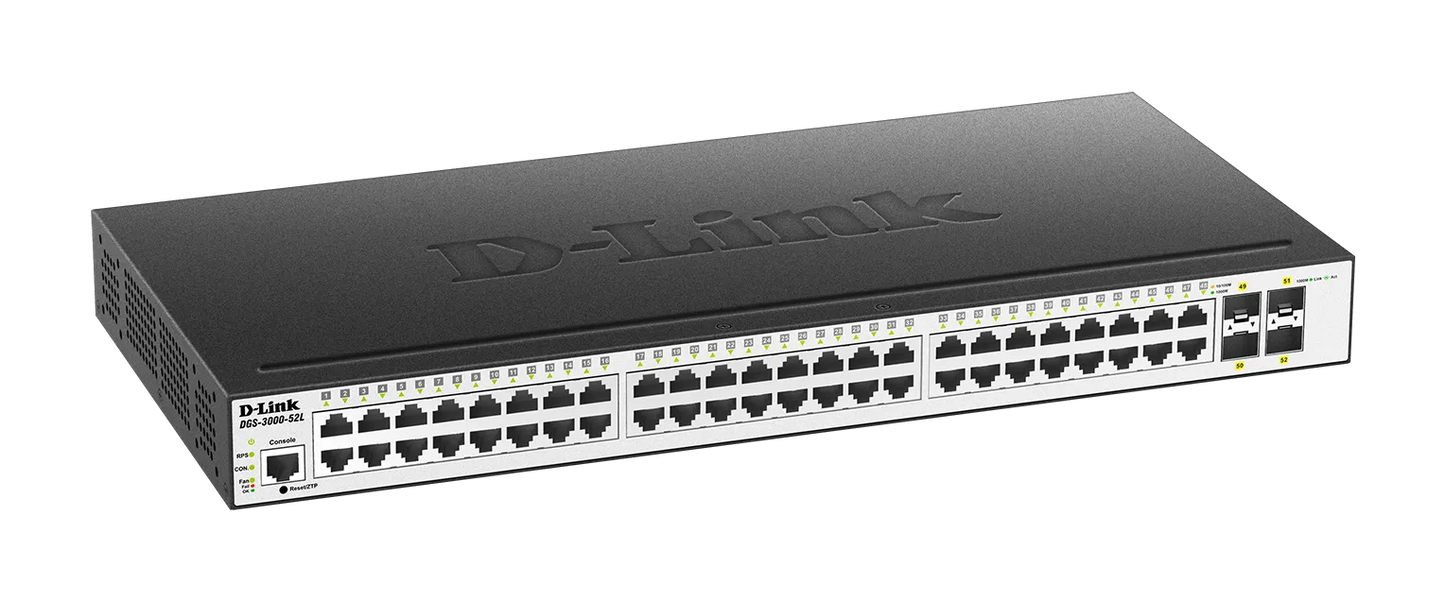 D-Link 48-Ports 10/100/1000Mbps + 4 SFP ports Managed Metro Ethernet Switch
