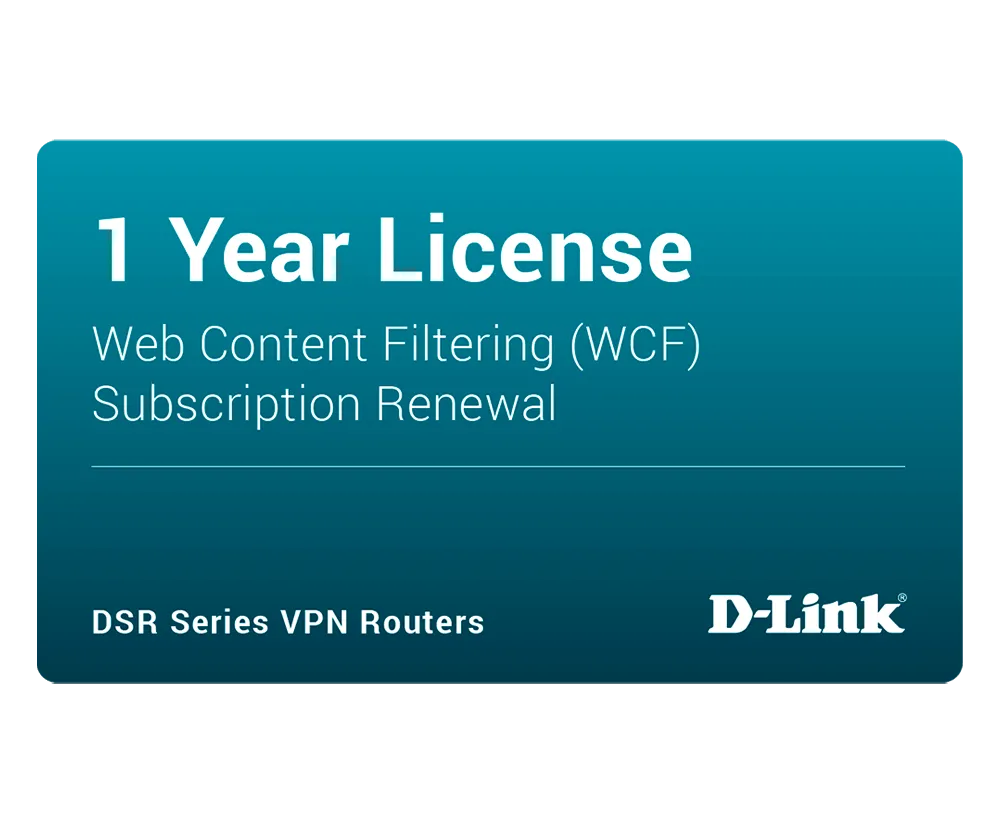 D-Link License for DSR-500AC supporting WCF for 1 year (virtual) - TecAfrica Solutions