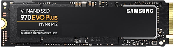 SAMSUNG 970 EVO Plus 1TB NVMe SSD - Read Speed up to 3500 MB/s  Write Speed to up 3300 MB/s  Random Read up to 600 000 IOPS  Random Write up to 550 000 IOPS/PCIe 3.0 x4  NVMe 1.3/ V-Nand 3bit MLC/ Phoenix controller/ 512MB Low Power DDR4 SDRAM  600 TBW
