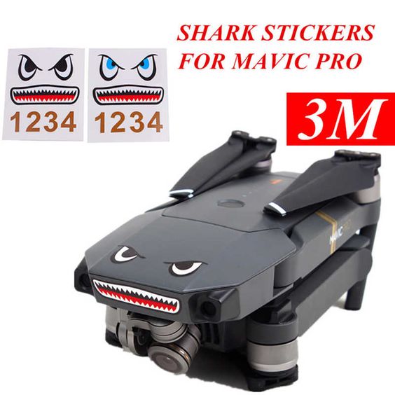 SHARK STICKERS FOR MAVIC MINI/MAVIC AIR 2