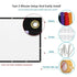 Projection Screen 16:9 HD Folding Screen Portable Home Outdoor KTV Office 3d Projection Screen for Home Theater
