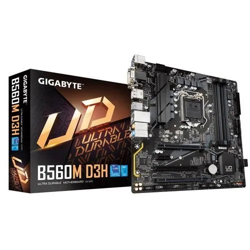 GIGABYTE Intel® B560 Chipset for 10/11 Gen LGA 1200; 4x DDR4; 2x M2 (1x Gen4); DVD-D/DP/HDMI; mATX - TecAfrica Solutions