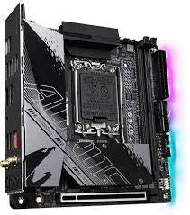 GIGABYTE IntelÂ® B760 Chipset for 12th/13th Gen LGA 1700; 2 x DDR4; 2x M2; 1xDP/1xHDMI; ITX.