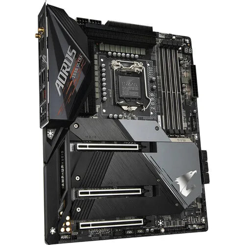 GIGABYTE Aorus Ultra Intel® Z590 Chipset for 10/11th Gen LGA 1200; 4x DDR4; 3x M2 (1x Gen4); WiFi+BT; DP; ATX.