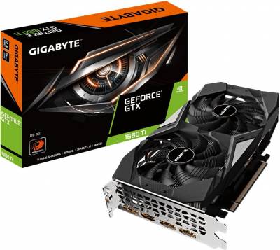 GIGABYTE nVidia GeForce® GTX 1660 Ti D6 - 6144MB GDDR5 HDMI/DP x3